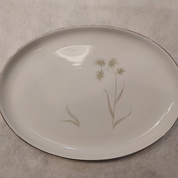 13" Oval Serving Platter Greenbriar - Picture 2 of 8